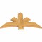Ekena Millwork Davenport Rough Sawn Timber Gable Bracket, Western Red Cedar, 48"W x 26"H x 2"D x 6"F, 13/12 Pitch GBW048X26X0206DAV00RWR - alternate 4
